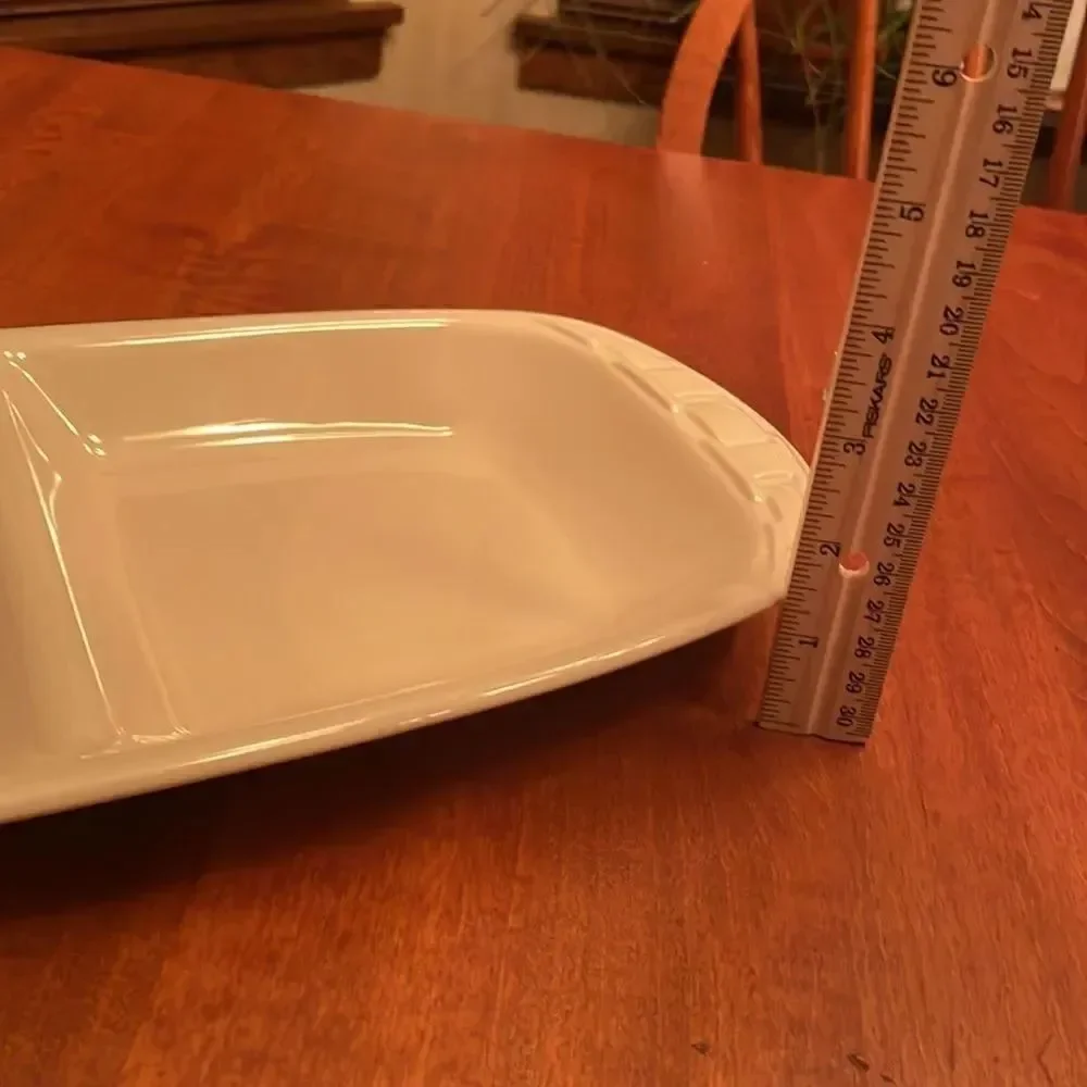 Longaberger Woven Traditions Divided Serving Dish